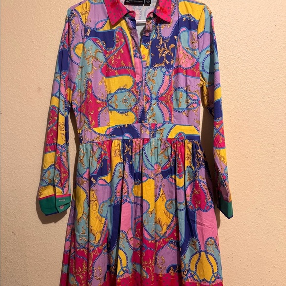 New York & Company Dresses & Skirts - Colorful Long Sleeve Dress